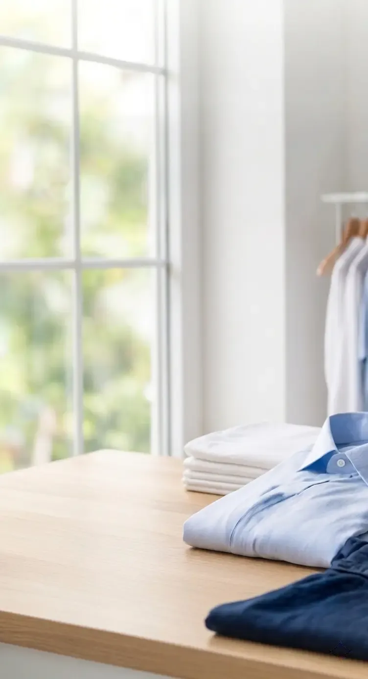 Fresh folded laundry